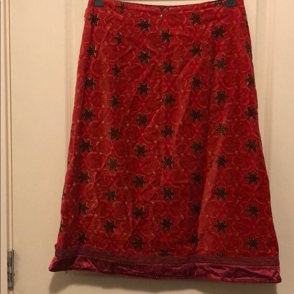 Velvet lined skirt. - Picture 4 of 4